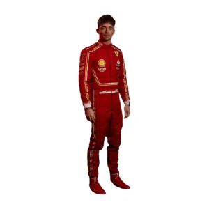2024 New Charles Leclerc Race suit F1 Team Scuderia Ferrari