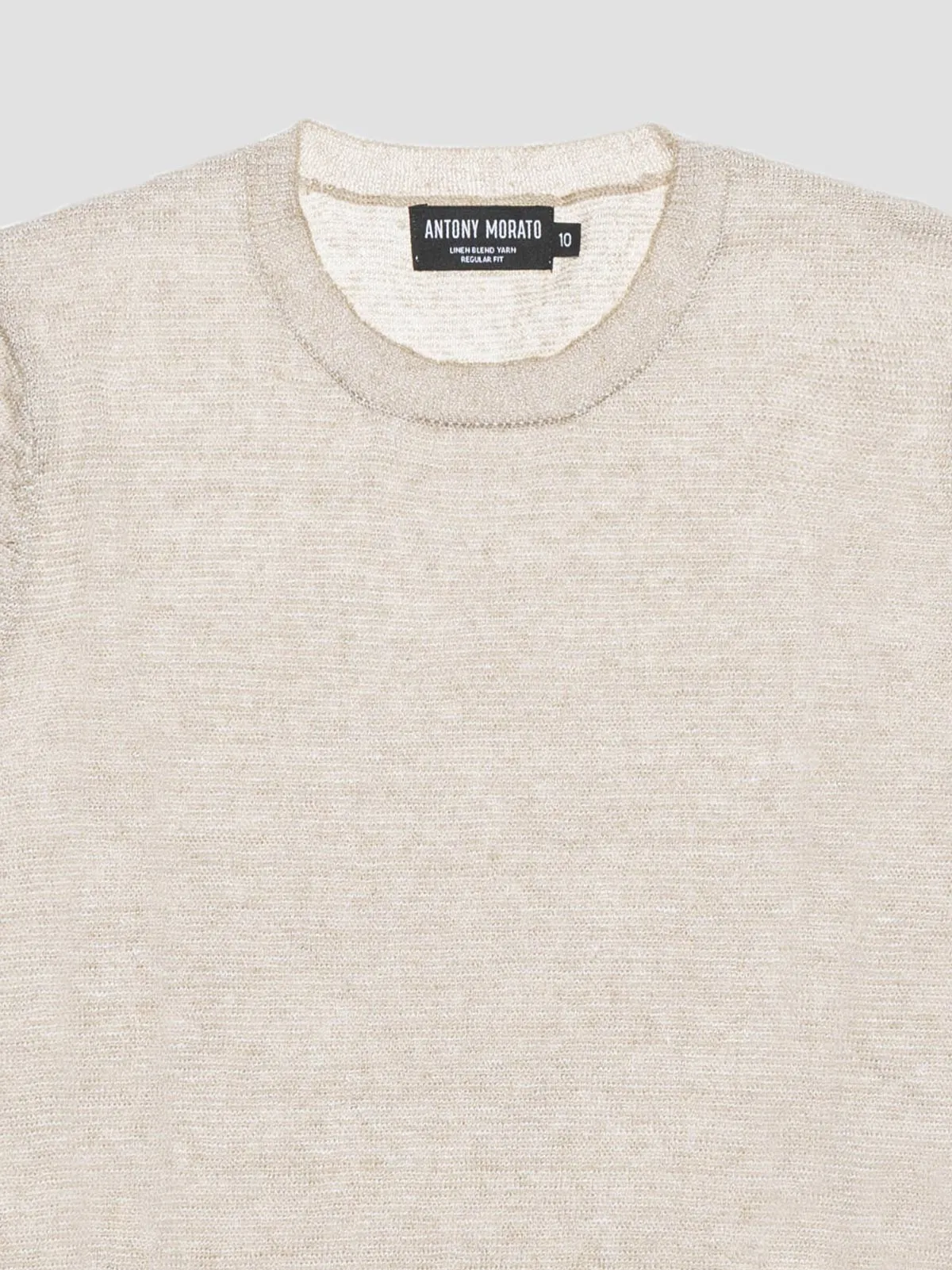 Antony Morato boys' knitted sweater in linen blend
