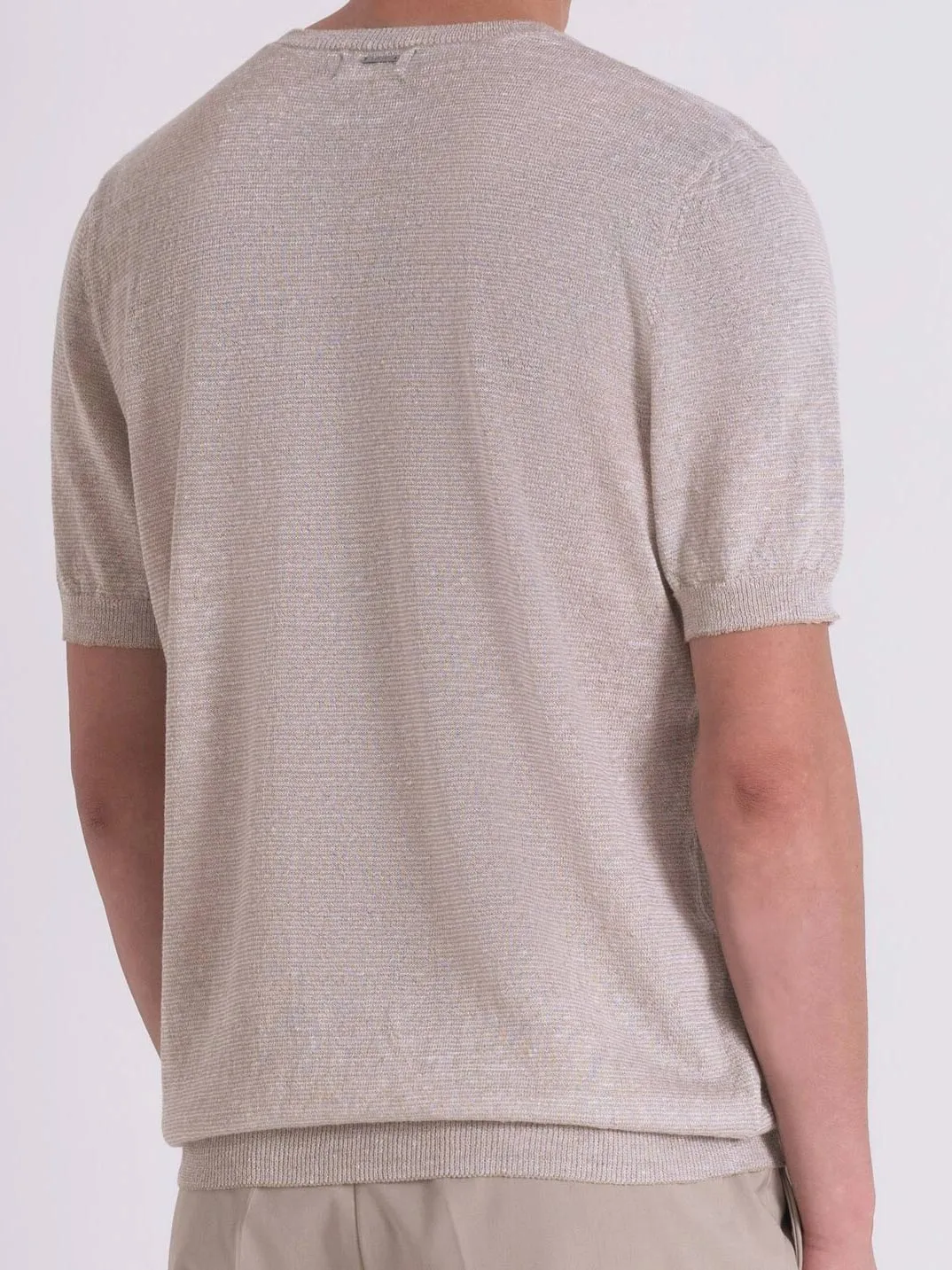 Antony Morato boys' knitted sweater in linen blend