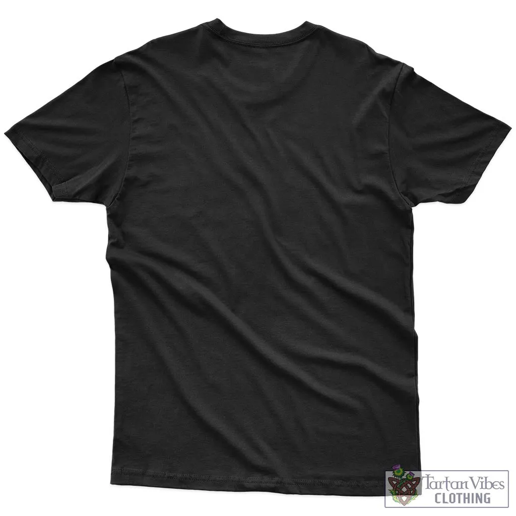 Borthwick Family Crest Cotton Men's T-Shirt with Scotland Royal Coat Of Arm Funny Style