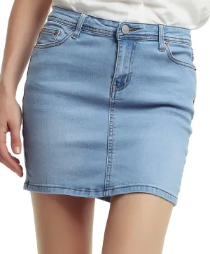 chouyatou Women's Casual Short Denim Skirt