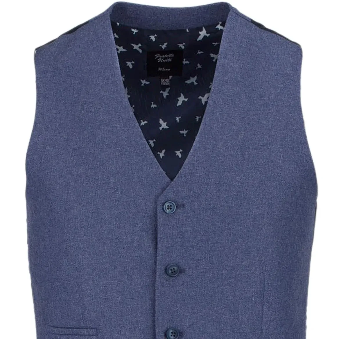Fratelli Petrol Blue Waistcoat