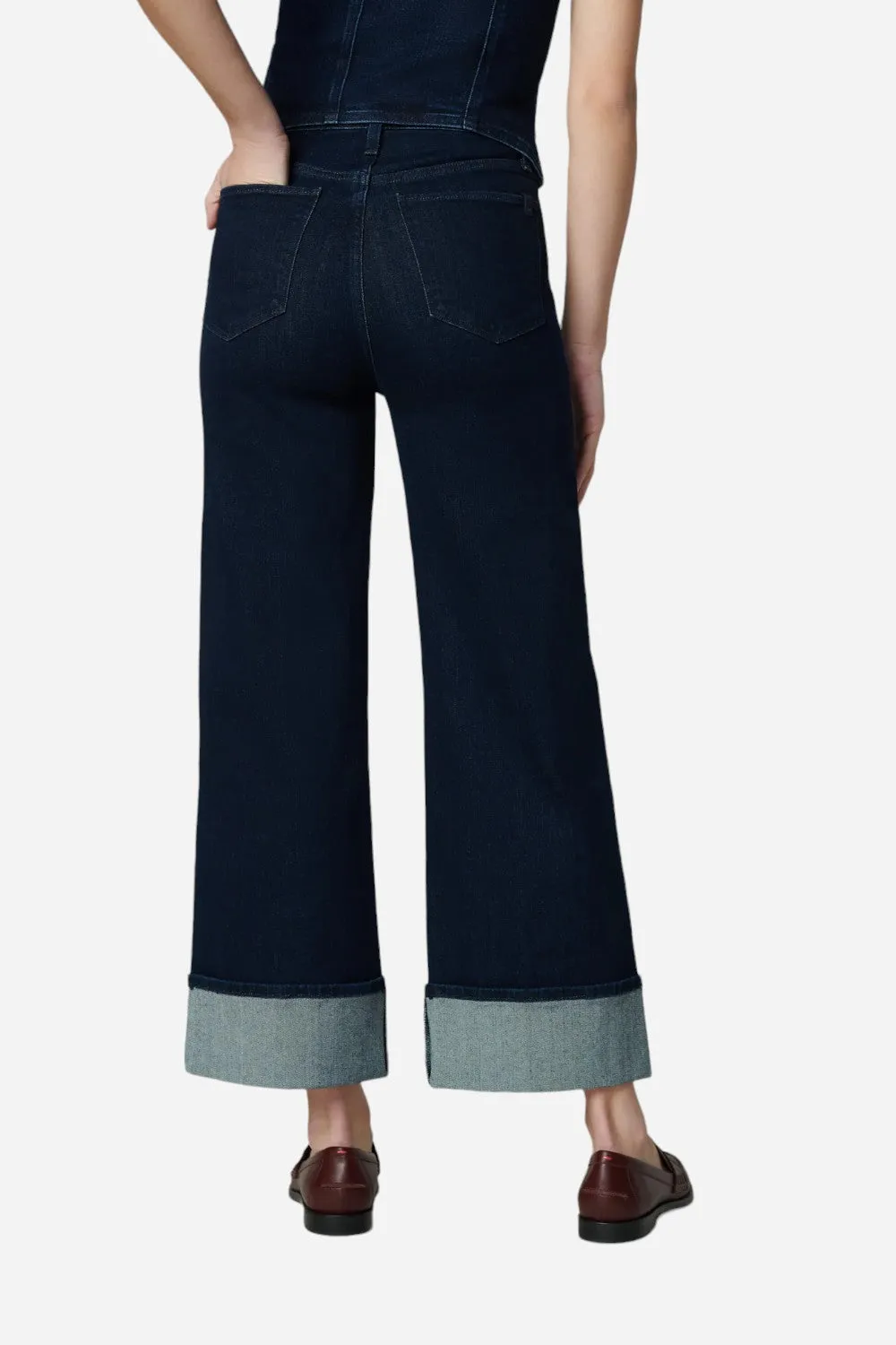 Joe's Trixie Trousers Wide Cuff in Don't Worry