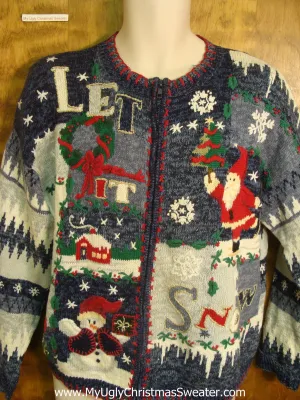 Let it Snow Ugly Xmas Sweater