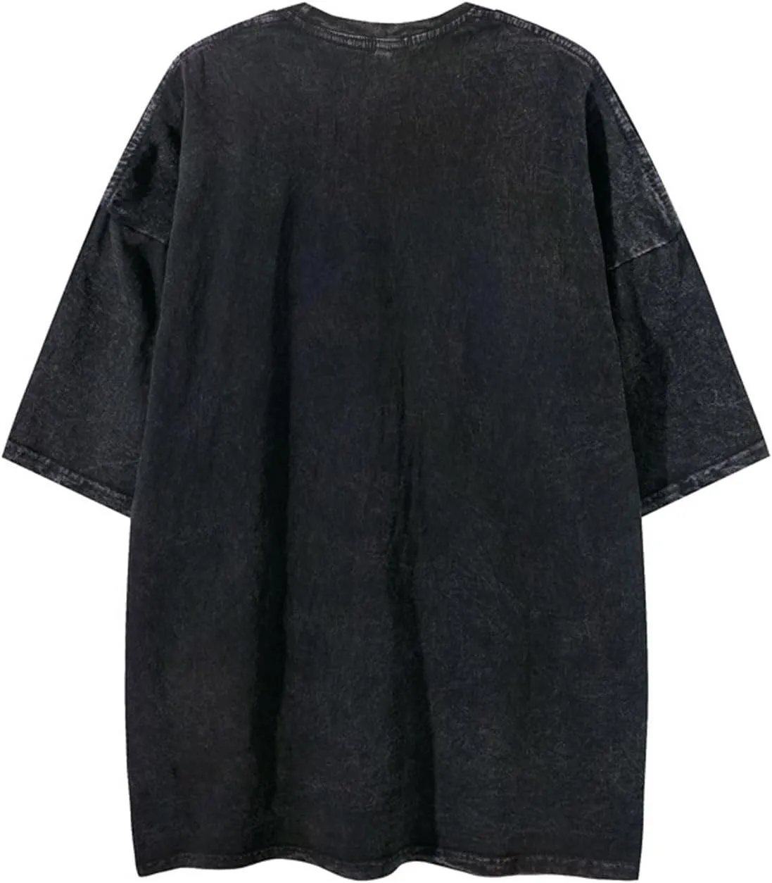 Men's Graphic Oversize Shirt Unisex Streetwear Casual Tunic Tops Loose Harajuku Aesthetic Tee Shirt