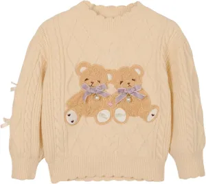 Mumetaz Toddler Baby Girl Sweaters Long Sleeve Crewneck Warm Pullover Knit Sweater Fall Winter Baby Girl Clothes