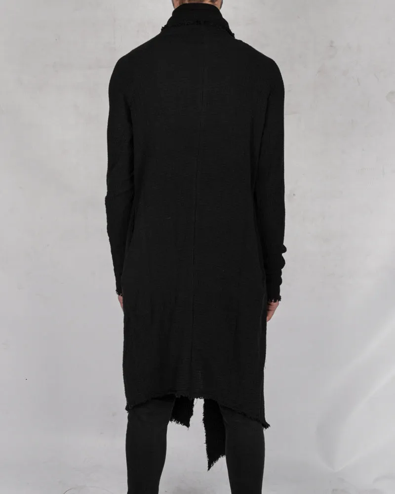 Structured cotton cardigan