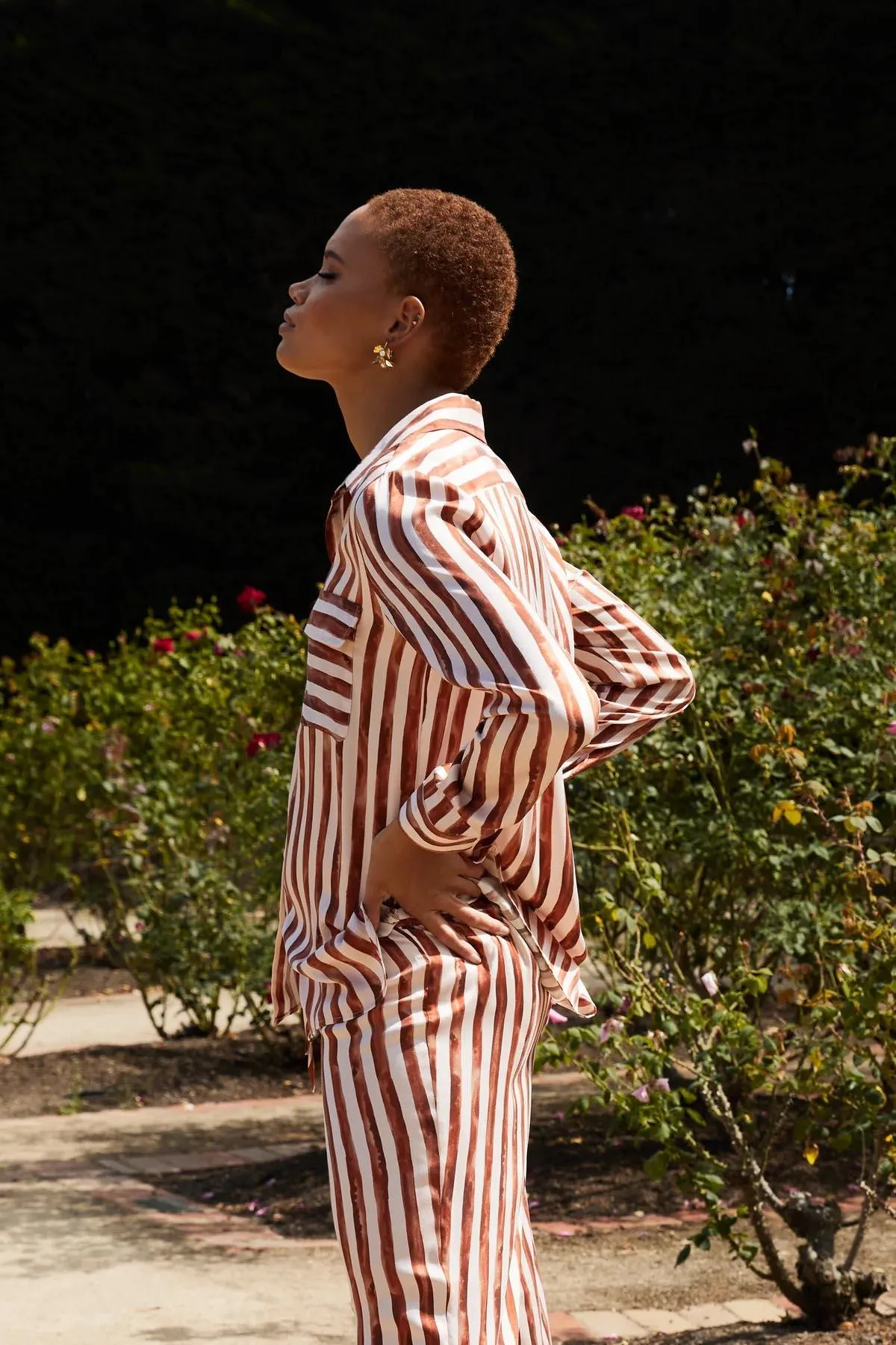 Whiskey Shirt | Water Stripe