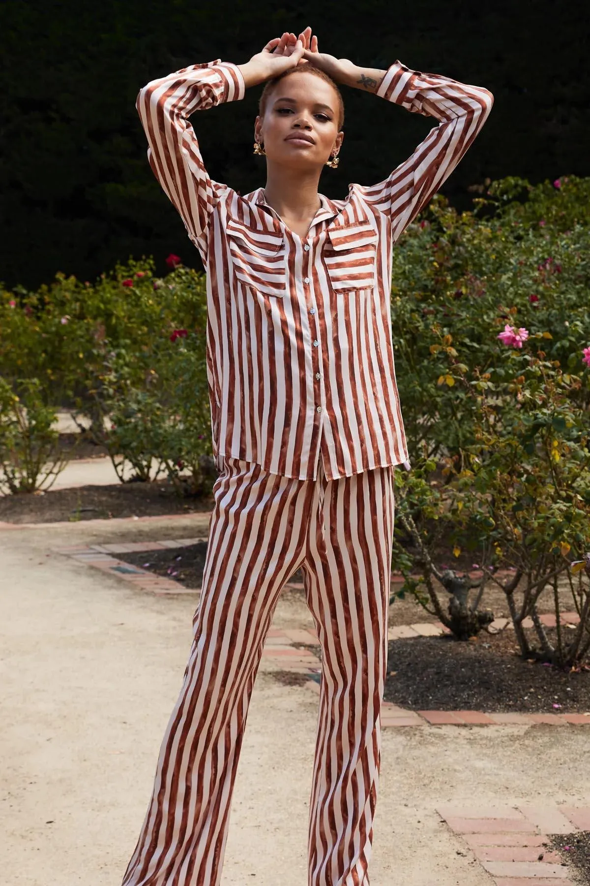 Whiskey Shirt | Water Stripe
